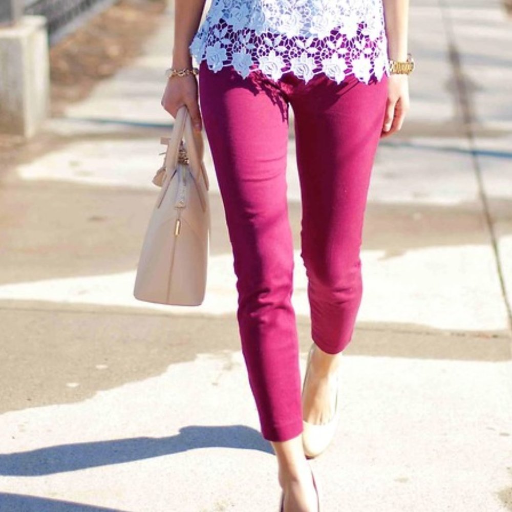 J Crew Pink Minnie Jeans Pants 00 - Picture 1 of 7